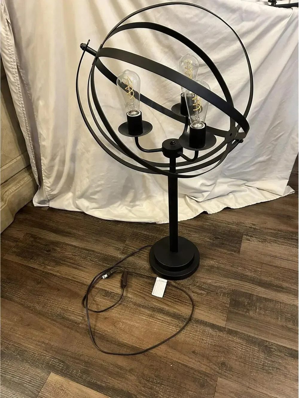Accent Orbit Table Lamp By Lite Source 33 inch 60.00 watt Matte Black